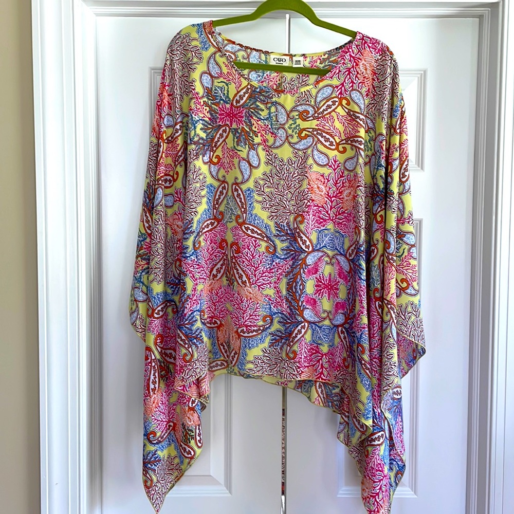 Cato Dolman Sleeve Tunic Top Poncho Sz 18/20